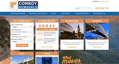 Desktop Screenshot of conroyremovals.com.au